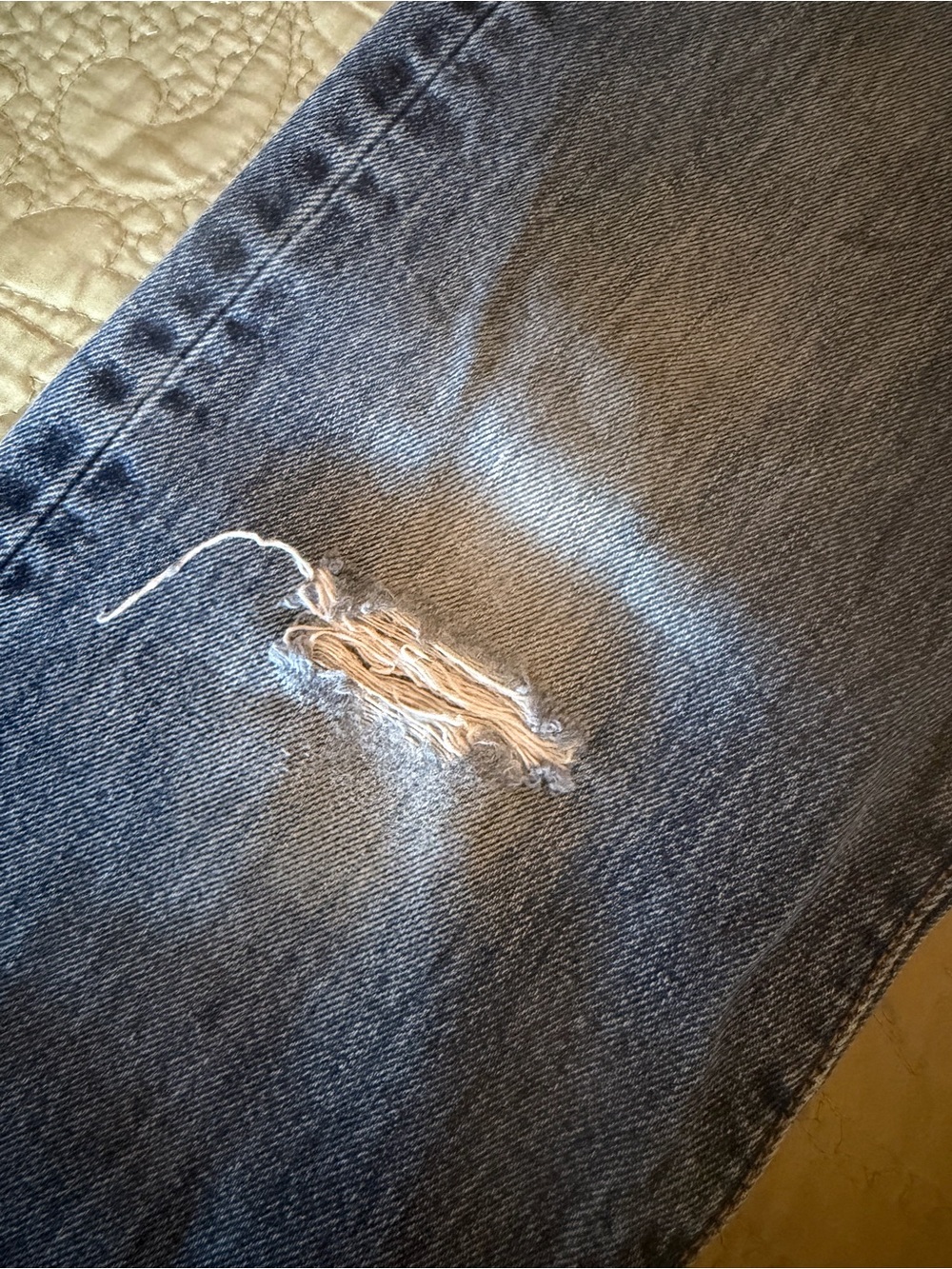 Vintage Levi’s 501 Button Fly Jeans Distressed Grunge 90s Straight Leg USA - Picture 7 of 13
